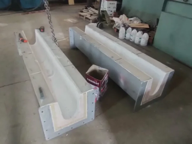 Yolluk Montajı | Ergitme Hattı Kurulumu Ergitme fırını yolluğu montajı – metal akış hattı kurulumu