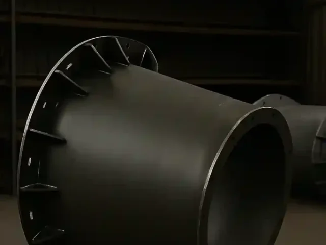 Alüminyum Dökümhane Baca İç Yüzey İzolasyonu – Metsar Mekanik Endüstriyel baca iç yüzeyi, mineral wool ve Super Wool izolasyon katmanları ile kaplanmış